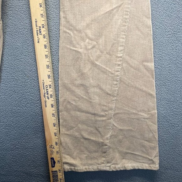 BCBGMAXAZRIA Women's Corduroy Pants Size 29,Beige,Stretch - Picture 6 of 14